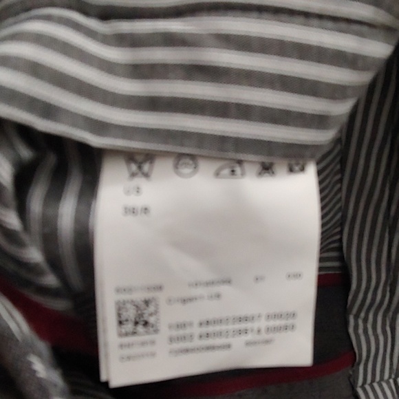 HUGO BOSS gray 100% wool slim fit pants size 36R - Picture 4 of 5